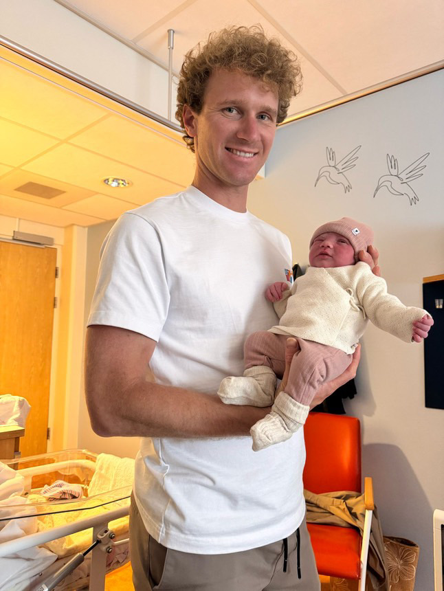 Mathias Vosté is papa van Loua!