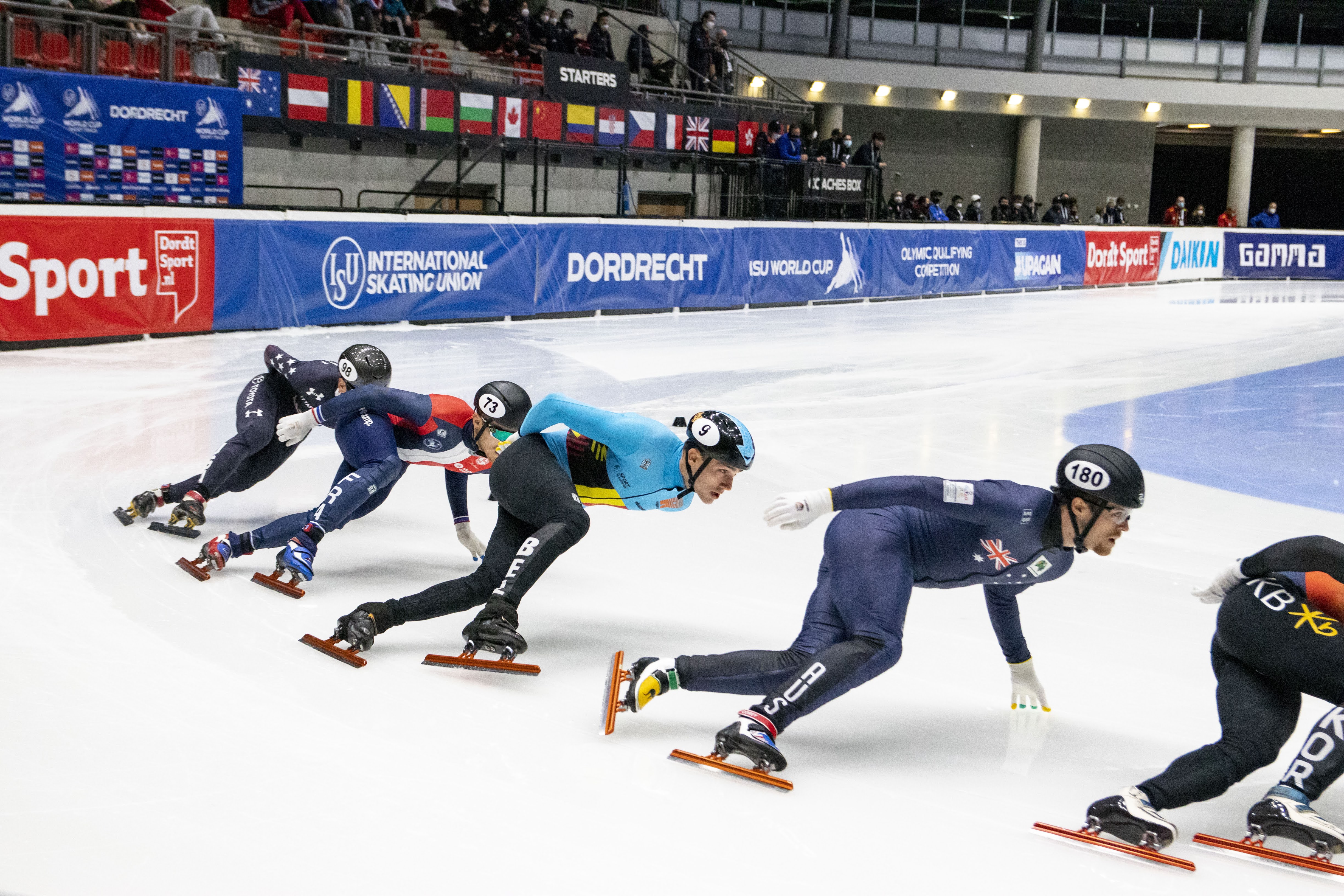 Ook internationale shorttrackkalender beschikbaar