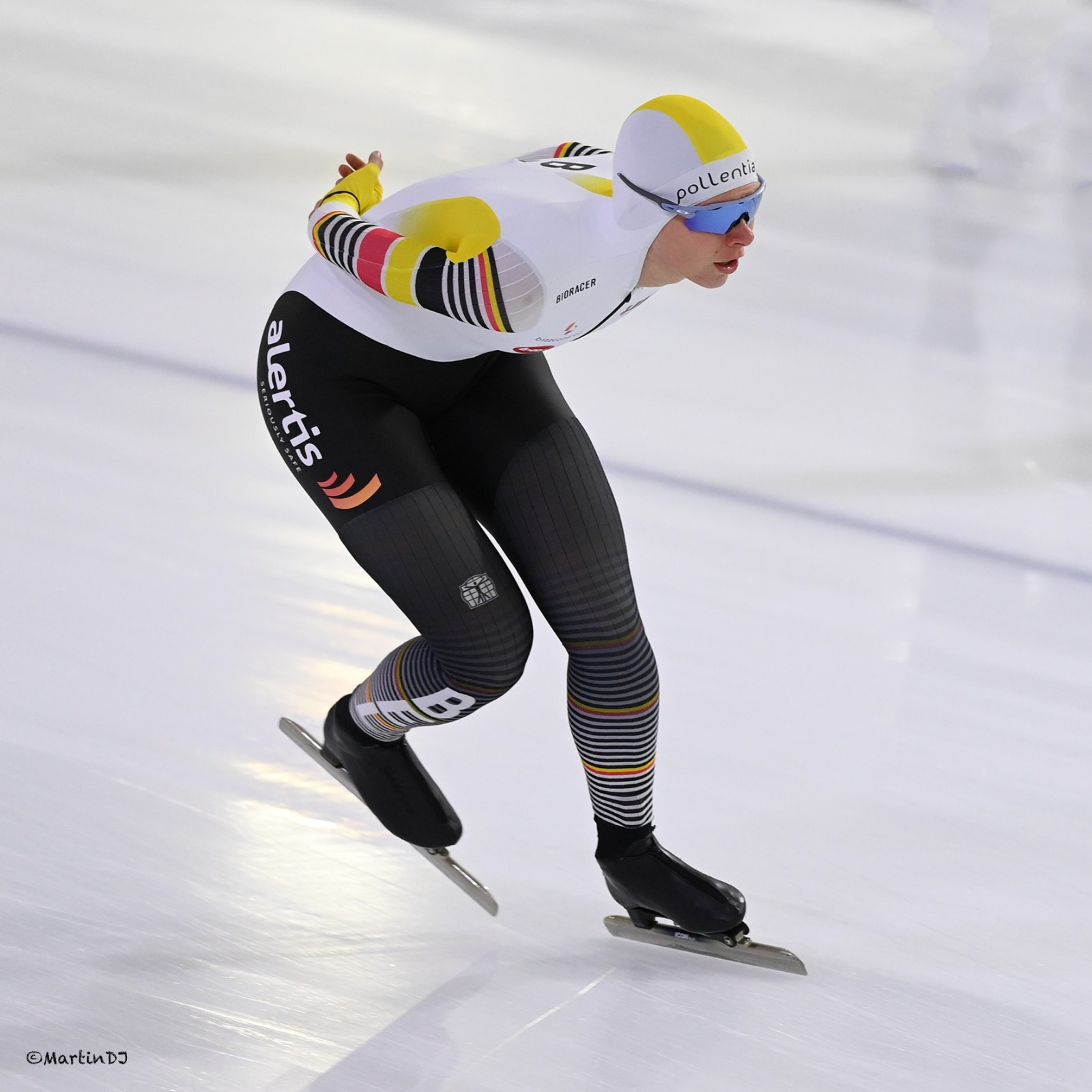 WK Sprint en Allround: Sandrine neemt afscheid van de sport met 8ste plaats