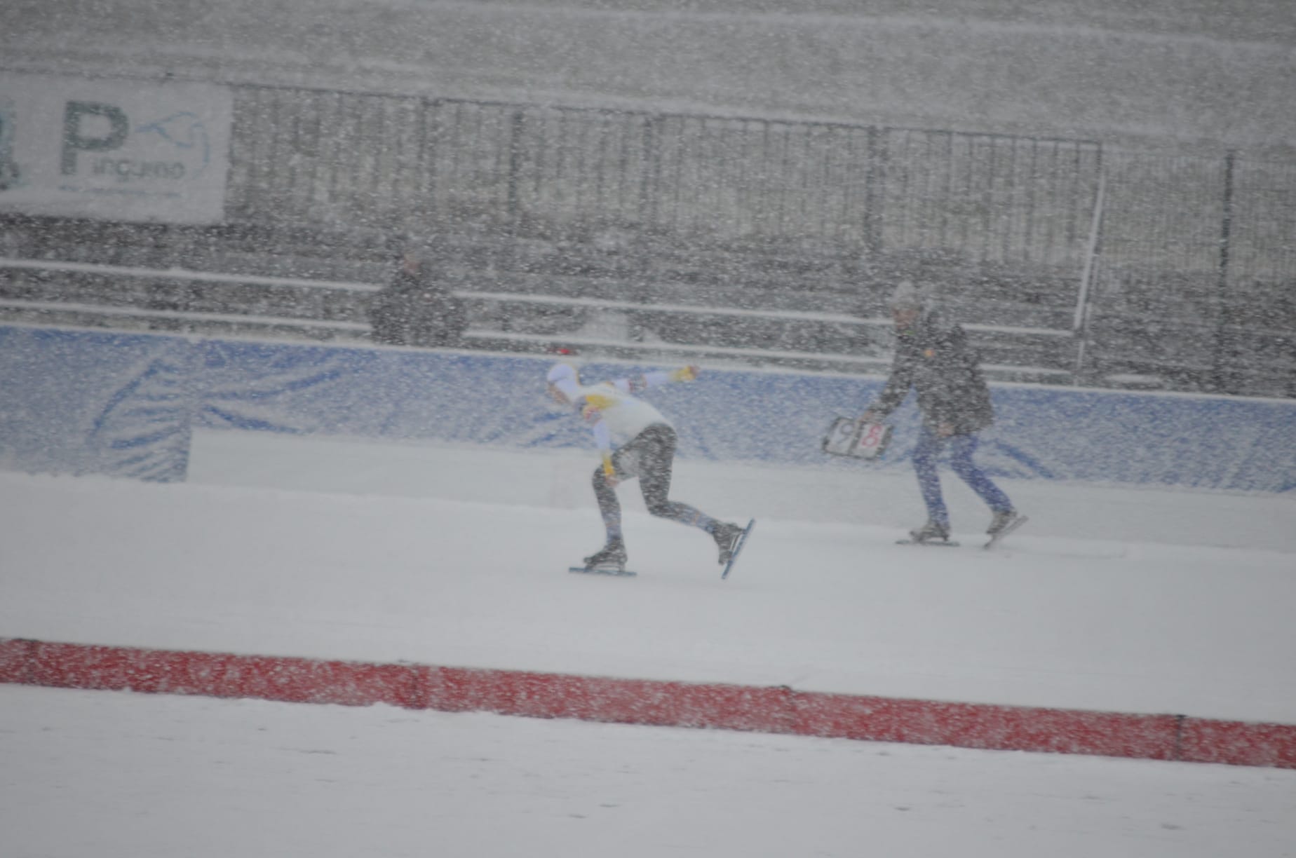 Winterse taferelen op World Cup 2 voor junioren en neosenioren in het Italiaanse Collalbo.