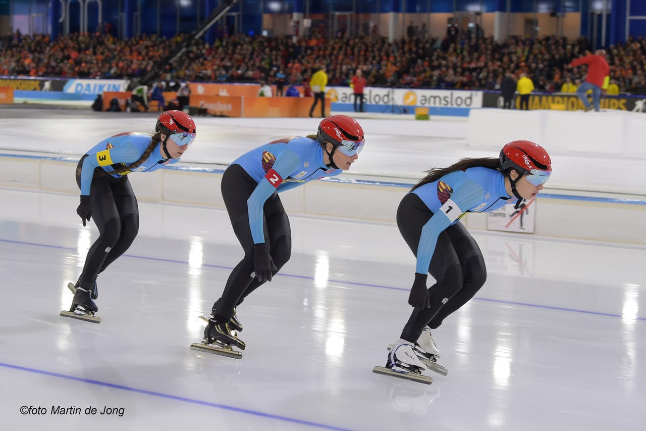 Schaatsen in combinatie met studies - Sandrine Tas