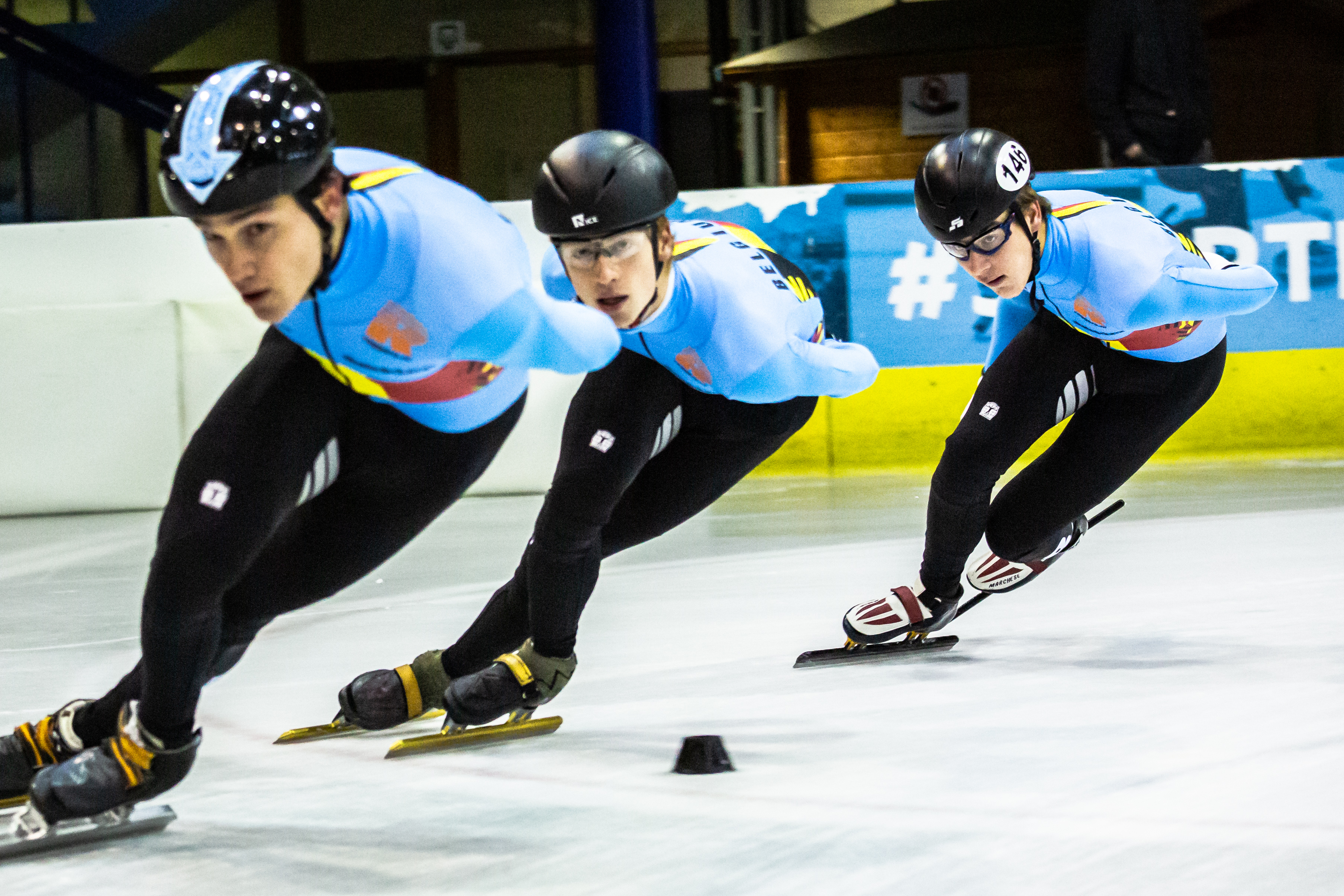 Eerste internationale shorttrackwedstrijd dit seizoen